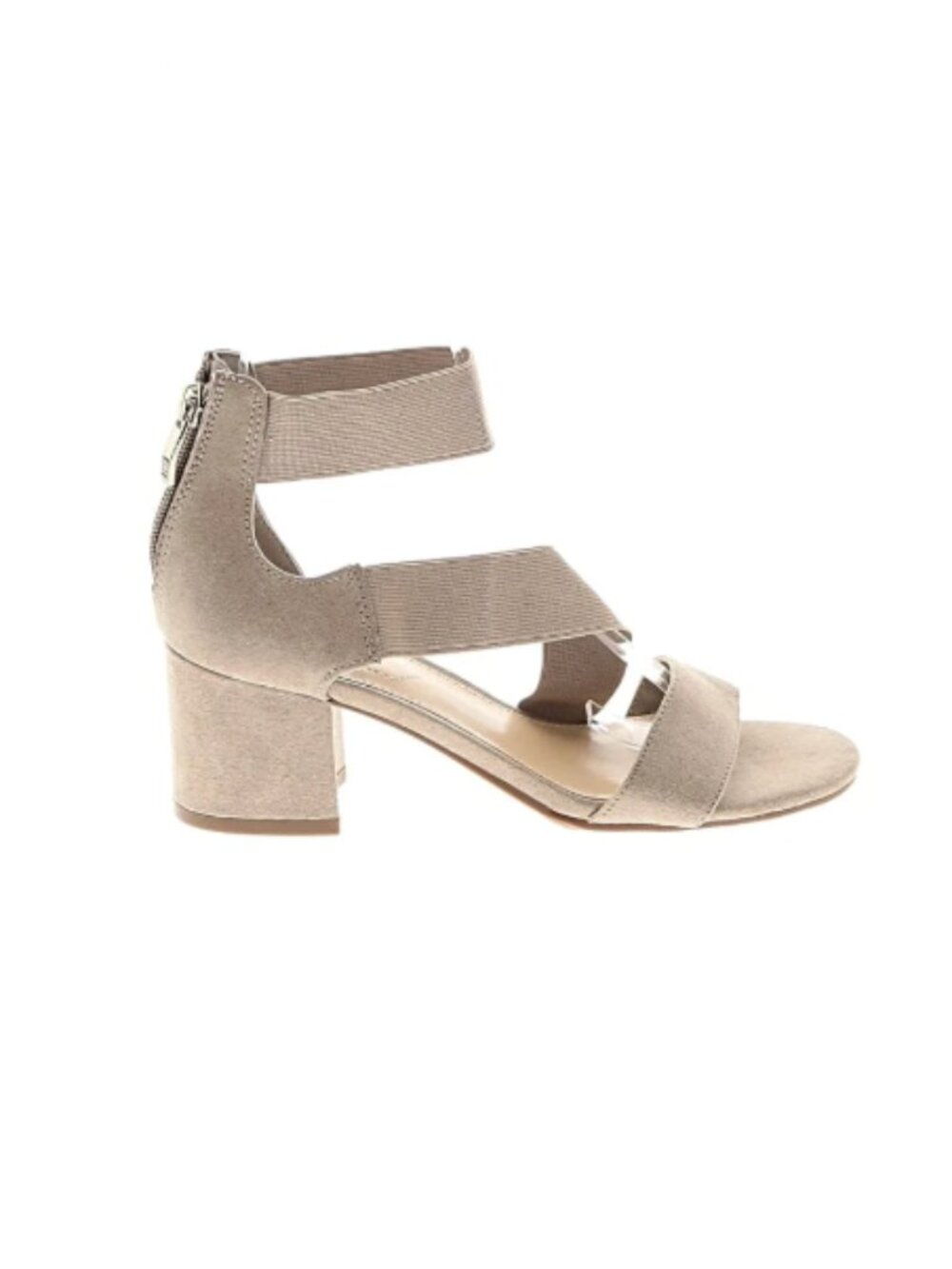 Liz Claiborne Gray Suede Heels